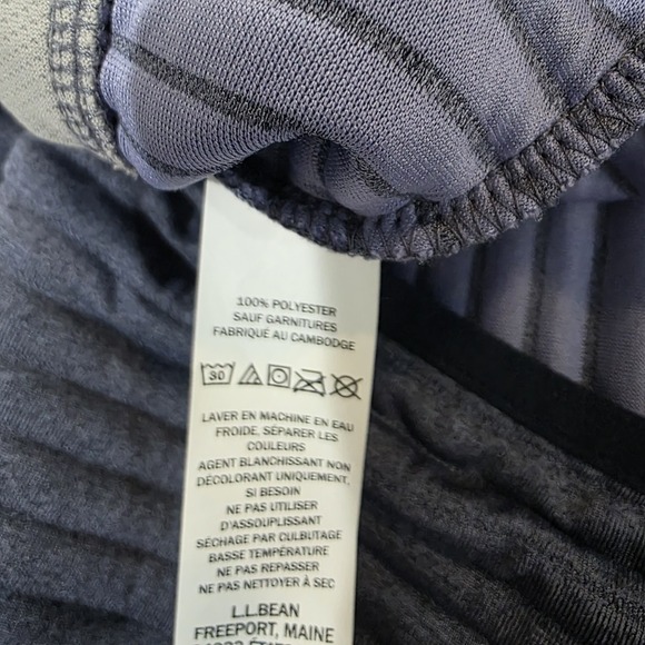 LL Bean Womens Airlight Sweater Size Xs Petite Blue Gorpcore Outdoor Hiking - Picture 7 of 7